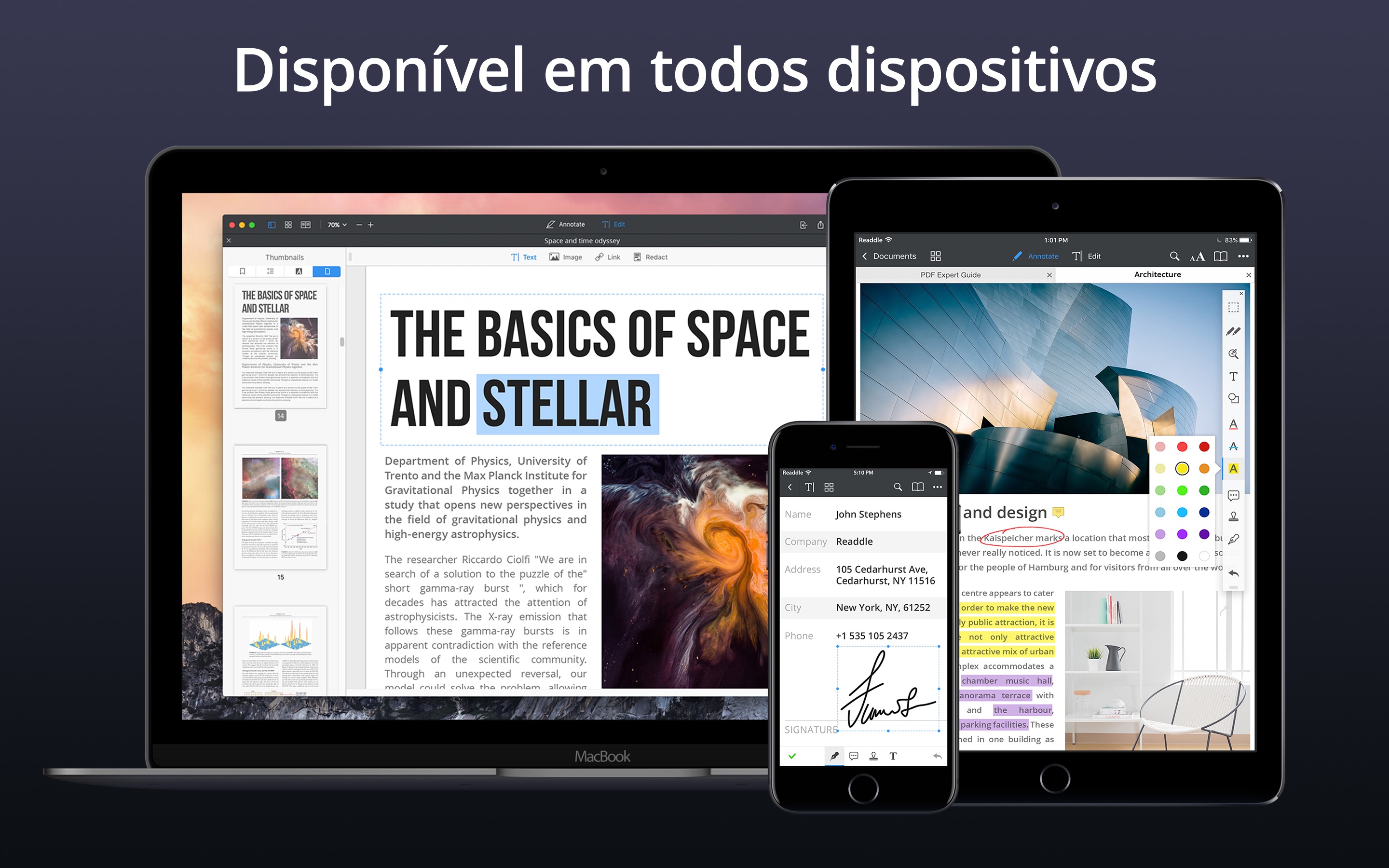 Screenshot do app PDF Expert - Edite PDFs