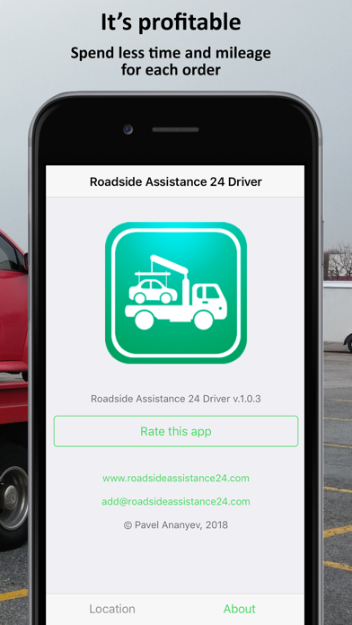 Roadside Assistance 24 Driver screenshot 3