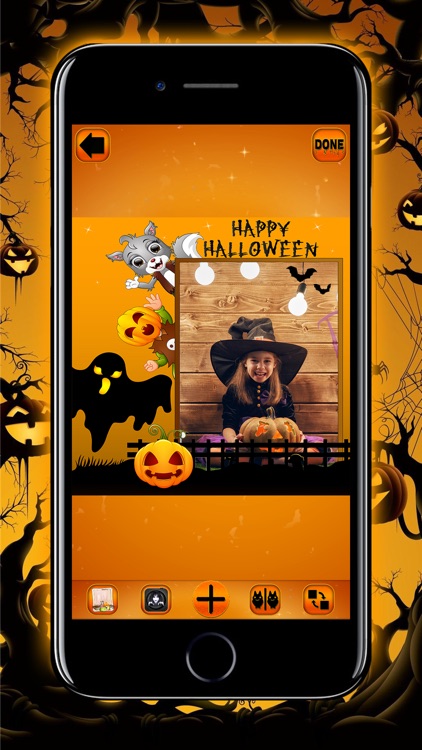 Halloween Photo Frame Editor