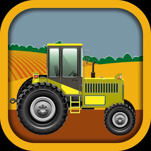3D Farm Tractor Transport Icon