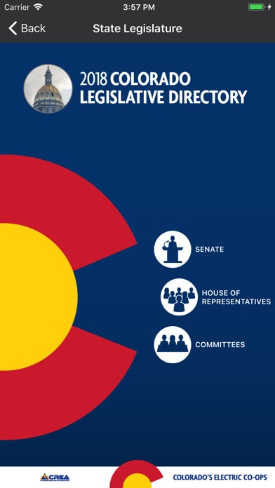 Colorado Legislative Directory screenshot 2