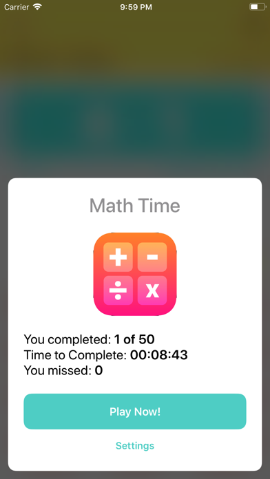 How to cancel & delete Math Time - Combo from iphone & ipad 3