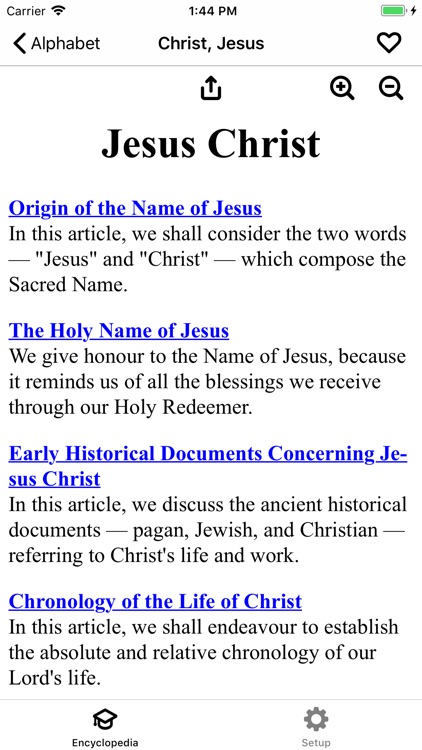 Catholic Encyclopedia Offline