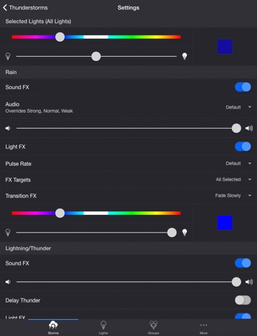 Thunderstorm for Hue screenshot 2