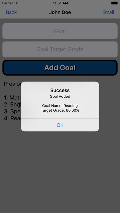 Student Goal Tracker