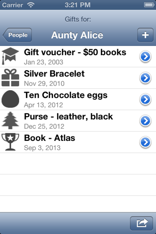 Gifts Given screenshot 2