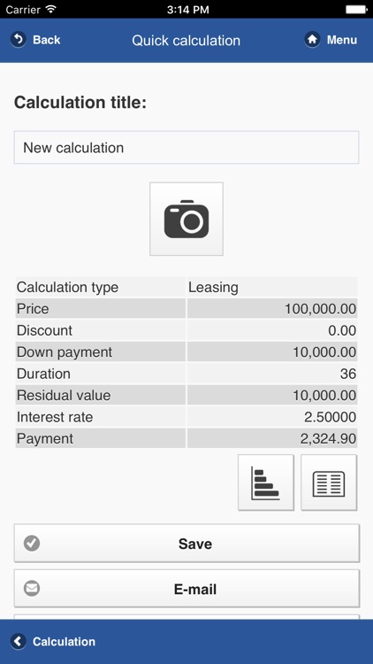 ExCalc - Leasing Calculator