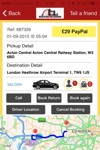 Minicab For London screenshot 4