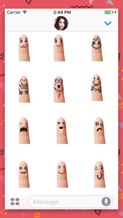 Finger Smiley Animated Sticker screenshot 3