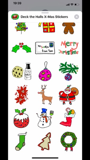 Deck the Halls X-Mas Stickers(圖2)-速報App