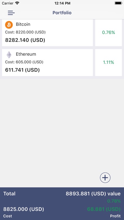 Bit Ticker for Crypto Coins screenshot-3