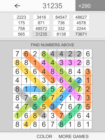 Скриншот из Hidden Numbers Math Game