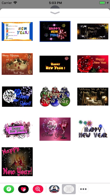 New Year & Diwali GIF Stickers