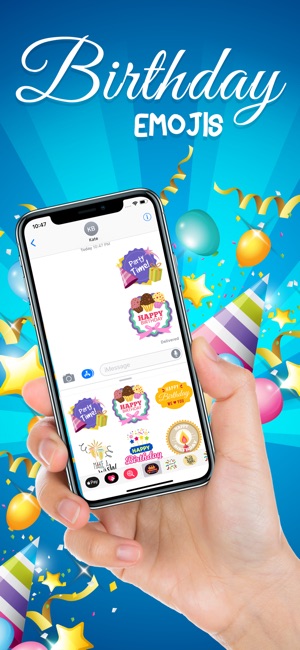 Birthday Emojis Stickers(圖4)-速報App