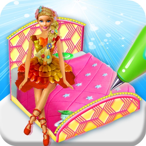 DIY Doll Bed Cake Maker Game! Creative Bakery Chef icon