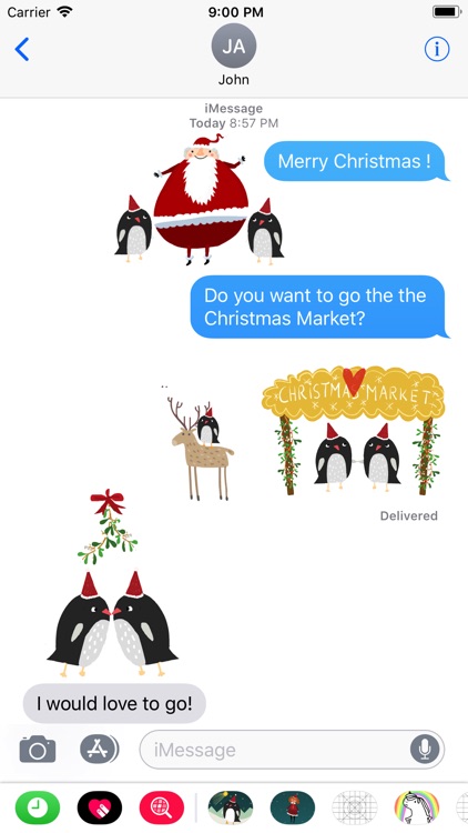 Christmas with Penguins