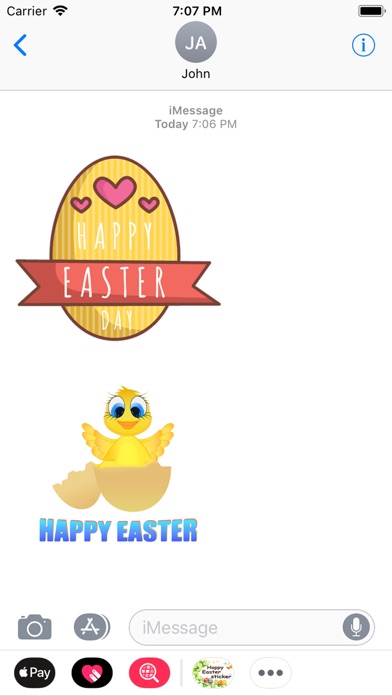 Easter Day Stickers 2018 screenshot 4