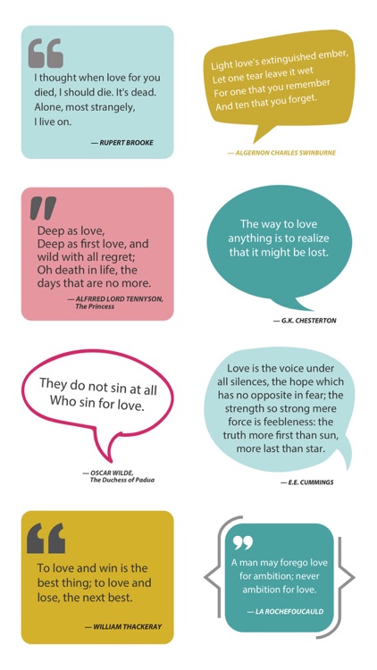 Literary Love Quotes screenshot-3