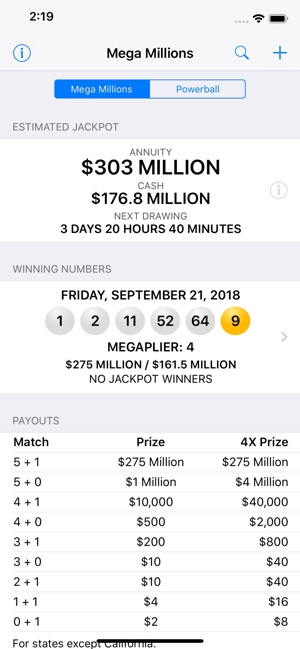 Mega Millions Powerball On The App Store - iphone ipad