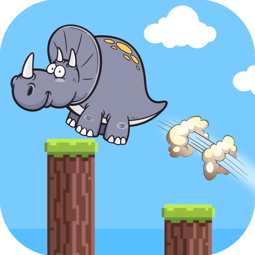 Dino Jump Endless Dinosaur run iOS App