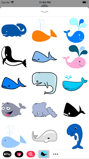 Whale Cartoon Sticker Pack(圖2)-速報App