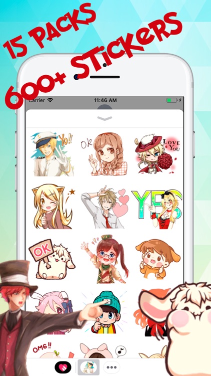 Anime Love Stickers