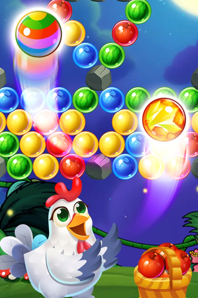Bubble Fruit Chicken Coco screenshot 3