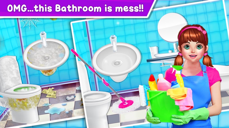 Baby Girl Home Cleaning