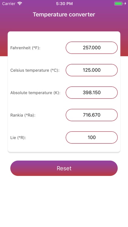 Temperature converter! screenshot-3