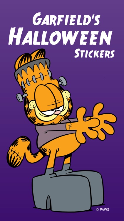Garfield Halloween Stickers