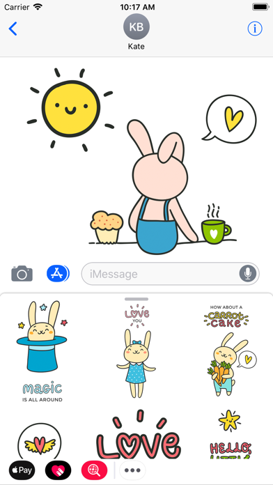 Funny Rabbit Emoji and Sticker screenshot 2
