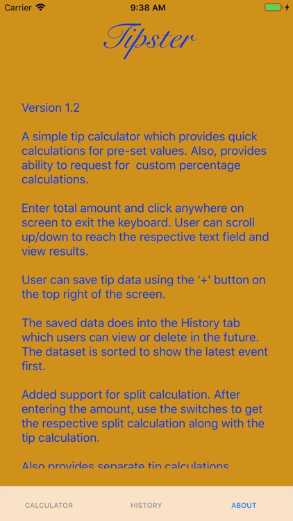 Tipster - a Tip Calculator screenshot-4