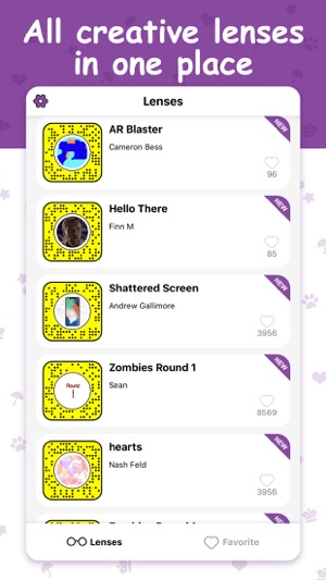 Lenses Codes For Snapchat AR濾鏡(圖1)-速報App