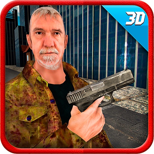 Crime Fighter Crazy Grandpa iOS App