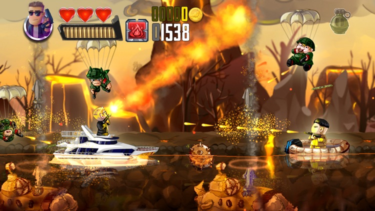 RAMBOAT - Game of Shoot and Dash, Run and Jump!