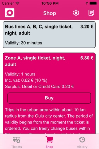 Oulu Tickets screenshot 4
