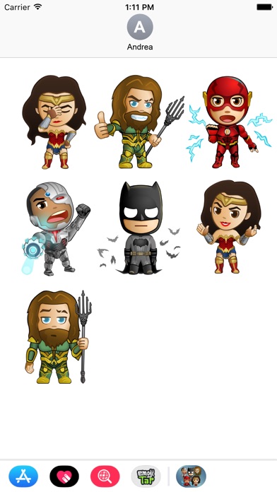 Justice League - Stickers screenshot 4