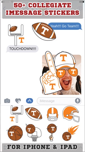 Tennessee Volunteers Stickers PLUS for iMessage(圖1)-速報App