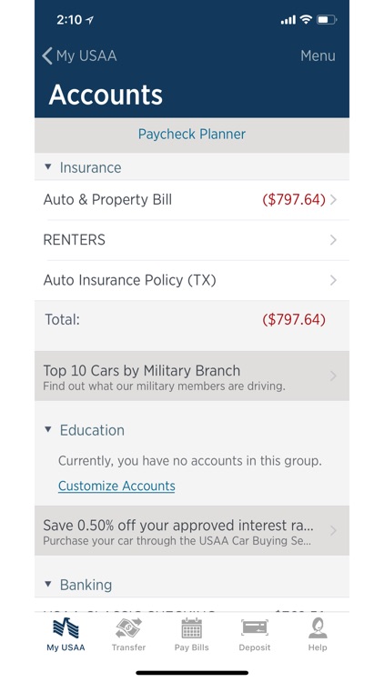 USAA Mobile screenshot-3