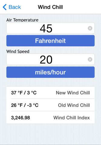 Weather Calculations - náhled