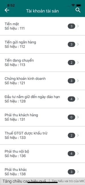 Hệ thống tài khoản kế toán(圖2)-速報App