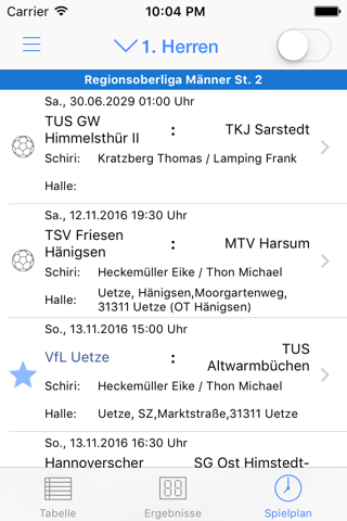 VfL Uetze Handball screenshot 2