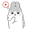 Animated Bunny Stickers