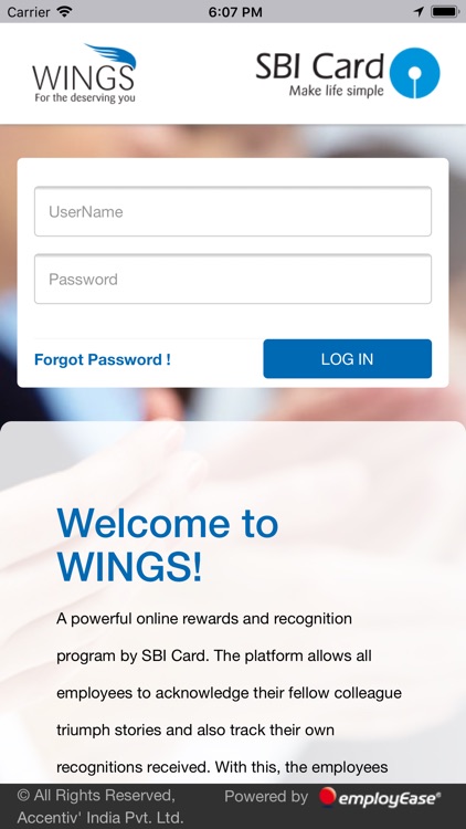 SBI Card Wings