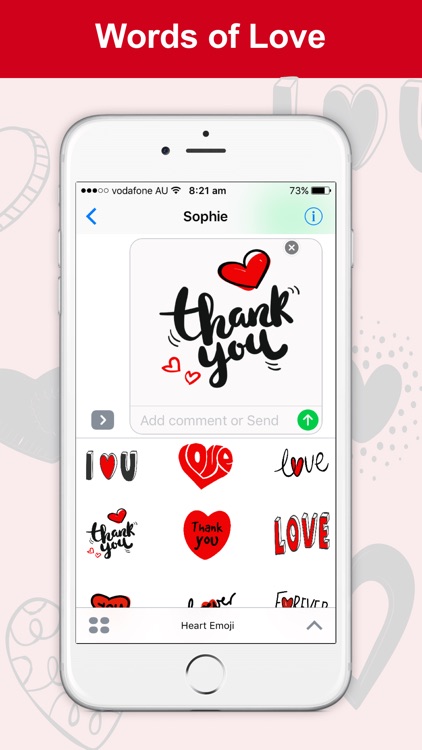 Heart Emoji - Cute Heart Stickers