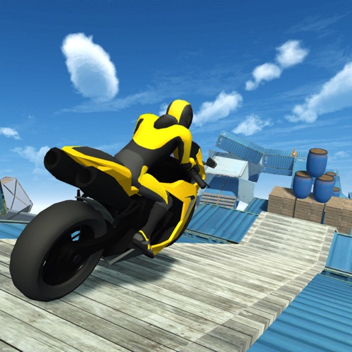 Stunt Bike Race: Tricky Track