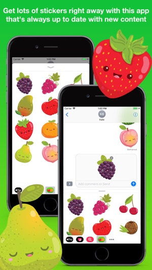 FruitMoji Stickers Pro(圖3)-速報App