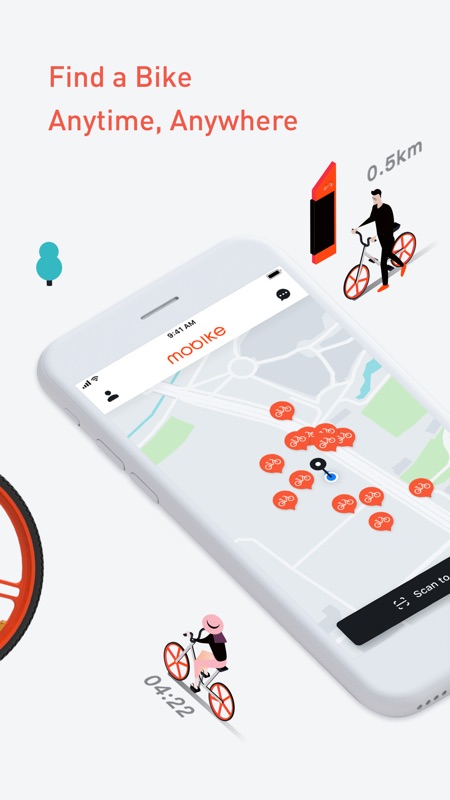 mobike unlock two bikes