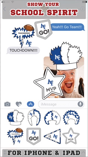 Air Force Falcons Stickers Basic(圖1)-速報App