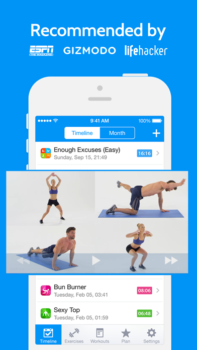 Instant Fitness: Workout Trainer iPhone app afbeelding 2